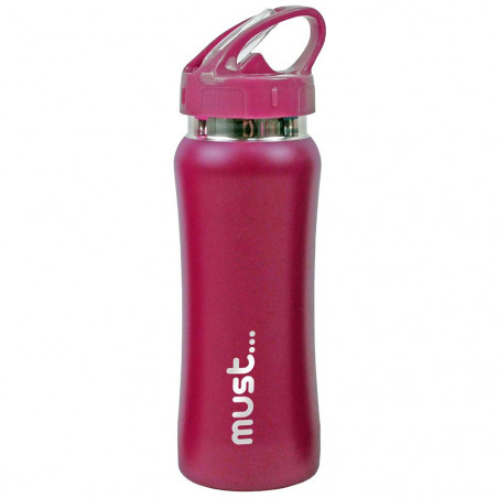 Bouteille à Eau Must Inox 500ml Rouge - Réf.584539