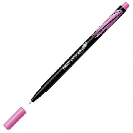 Stylo Feutre à Pointe Fine Intensity, Rose - Bic