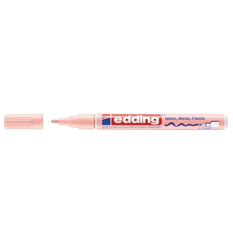 Marqueur Peinture 1-2 mm Rose Pastel EDDING