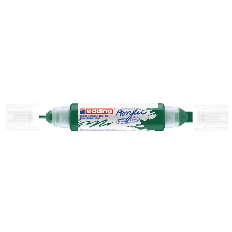 Marqueur Acrylique 3D Double Pointe, Vert Mousse - Edding