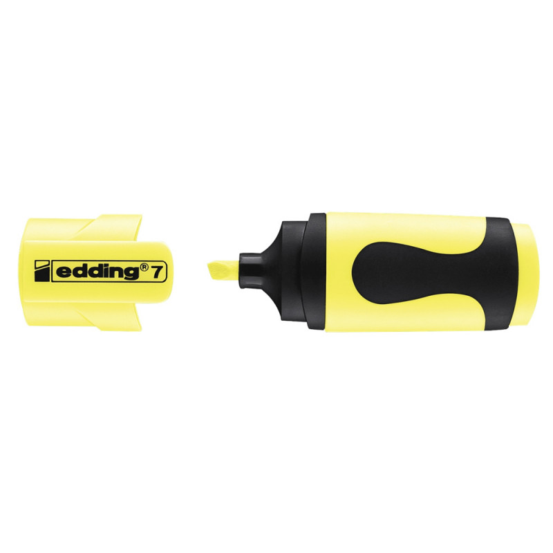 Mini Surligneur Edding 7 Jaune Pastel