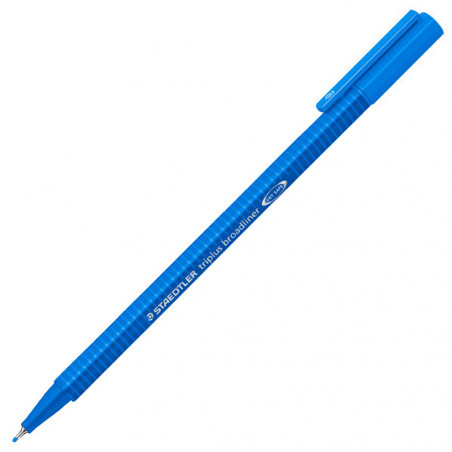 Feutre STAEDTLER Triplus Broadliner 338 Bleu Marine 0.8mm