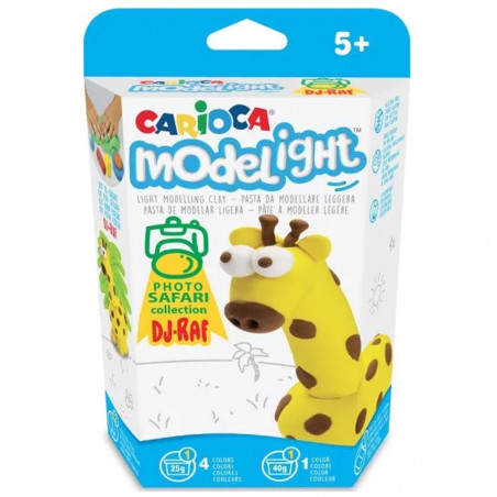 Pâte à Modeler Carioca ModeLight Safari Dj-Raf