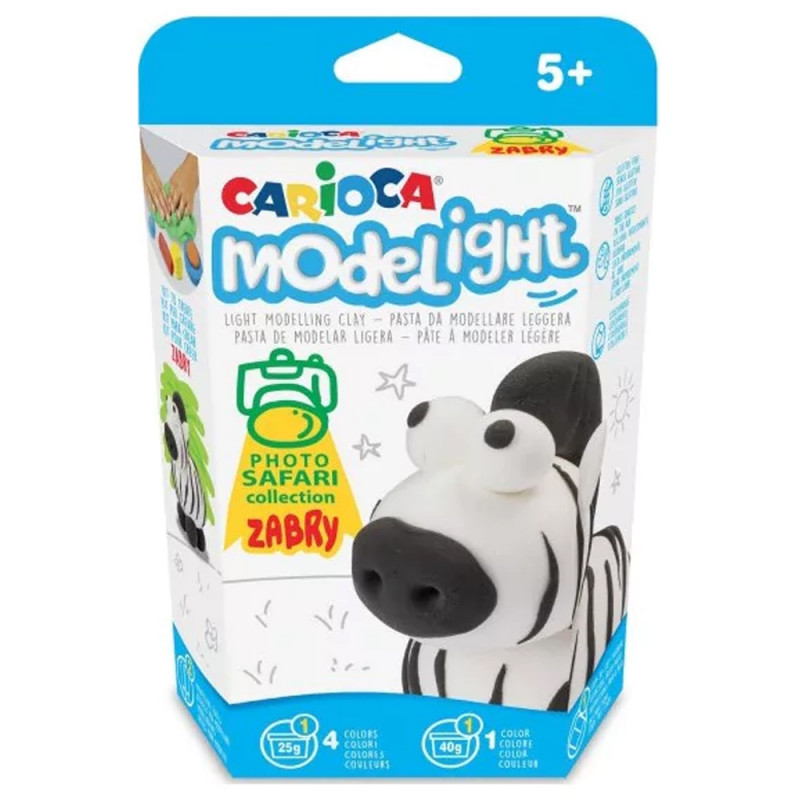 Pâte à Modeler Carioca ModeLight Safari Zabry