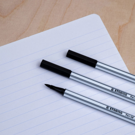 Stabilo Pen 68 Brush Noir