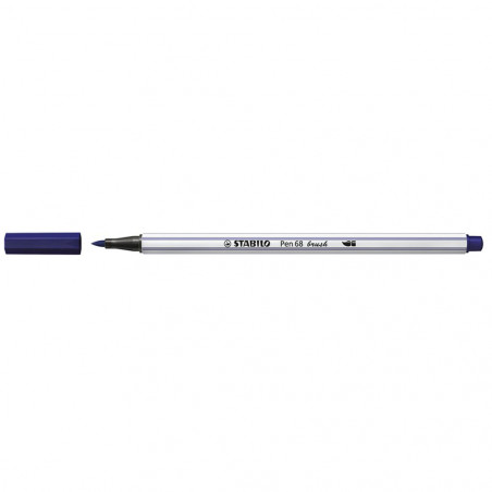 Stabilo Pen 68 Brush Bleu De Paris