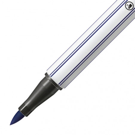 Stabilo Pen 68 Brush Bleu De Paris
