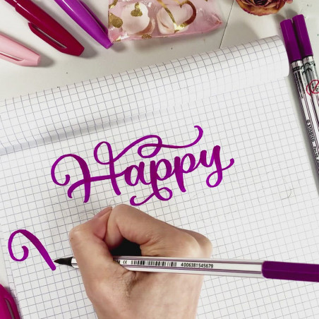 Stabilo Pen 68 Brush Lilas