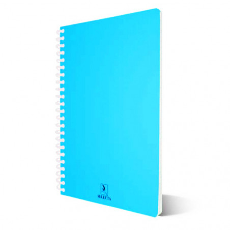 Cahier Spirale SELECTA Wireo Couleurs Fluo 200P