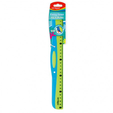 Règle Soft Grip 30cm, keyroad - Réf.971236