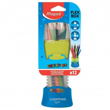 Pot à Crayons Flexible 12Pcs