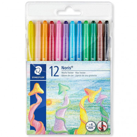 Pochette de 12 Crayons à Cire Pastel