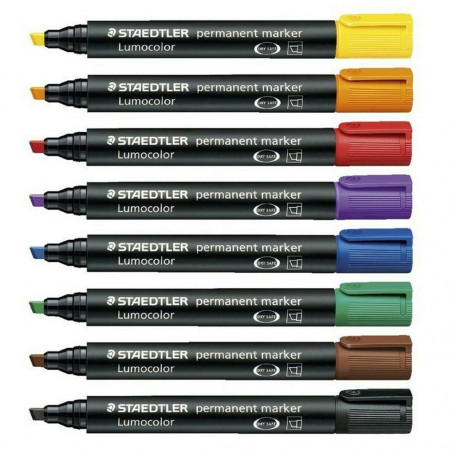 Etui de 8 Marqueurs Permanent Lumocolor - Staedtler