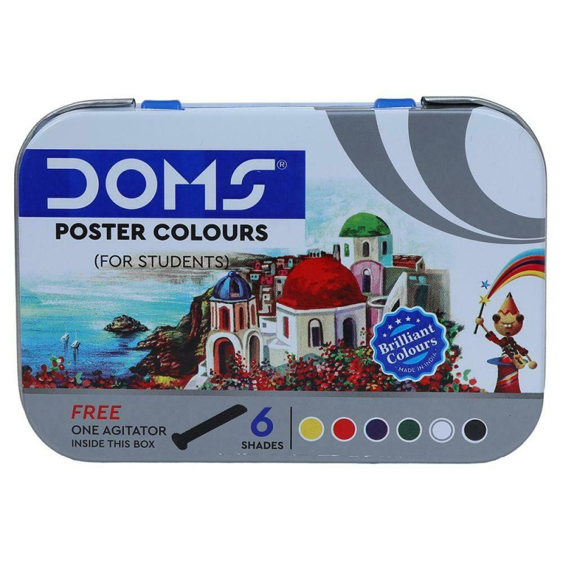 Boite de 6 Gouaches - Doms