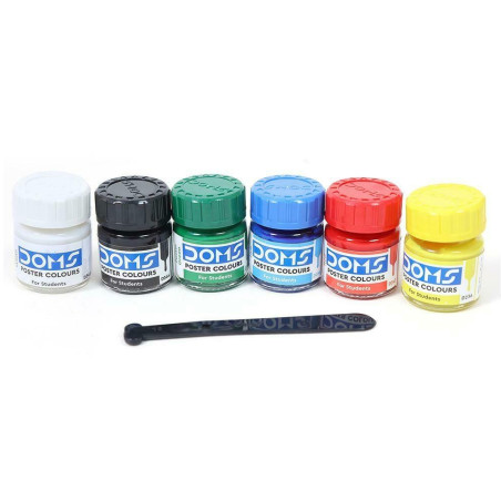 Boite de 6 Gouaches - Doms