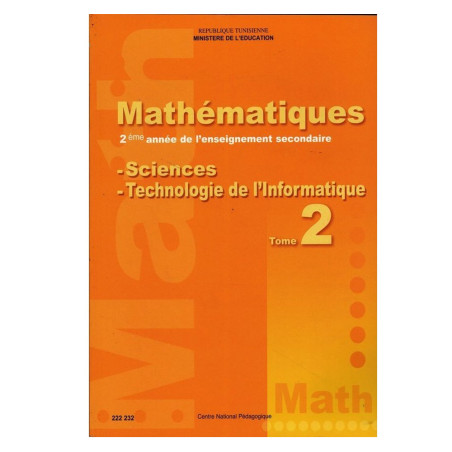 2ème Année Mathématiques Sciences,Technologie De L'informatique