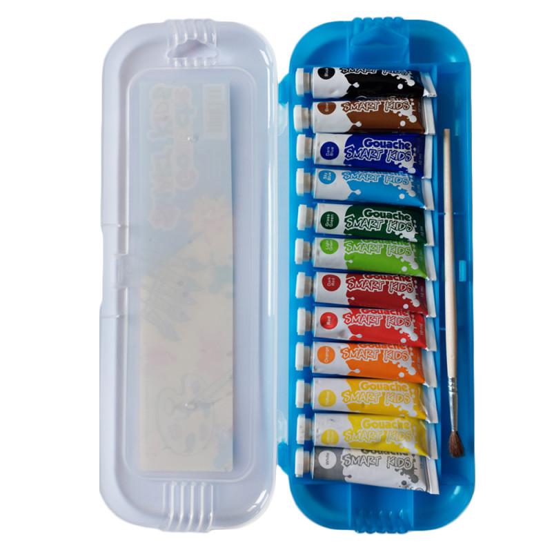 Set De 12 Gouaches + Pinceau - Smart Kids