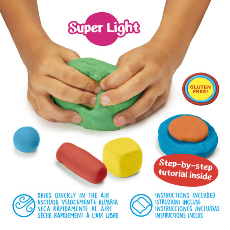 Pâte à Modeler Modelight Pingouin 3 Couleurs - Carioca