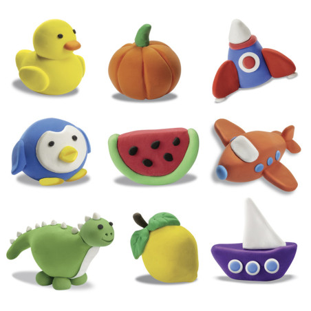 Pâte à Modeler Modelight Pingouin 3 Couleurs - Carioca