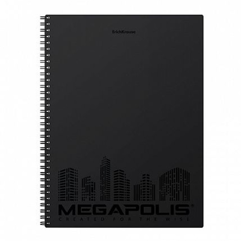 Cahier Spirale Megapolis A6, 80F - ErichKrause