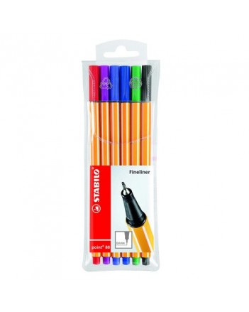 Pochette De 6 stylos-feutres Stabilo