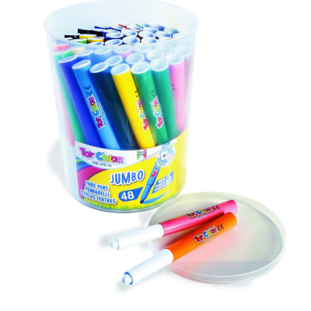 Feutres Jumbo TOY COLOR 48pcs