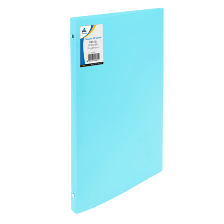 Classeur en PP Souple à 4 anneaux PASTEL OFFICE PLAST