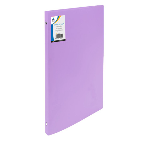 Classeur en PP Souple à 4 anneaux PASTEL OFFICE PLAST