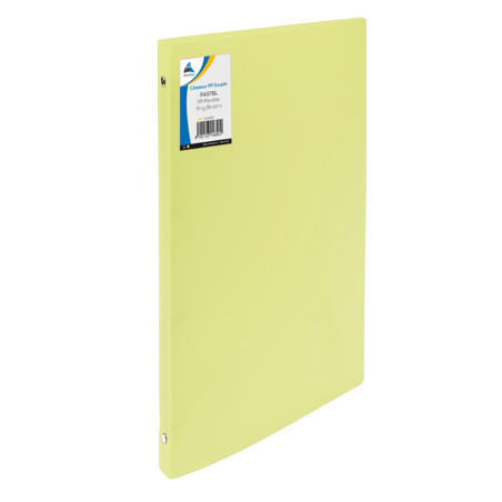 Classeur en PP Souple à 4 anneaux PASTEL OFFICE PLAST