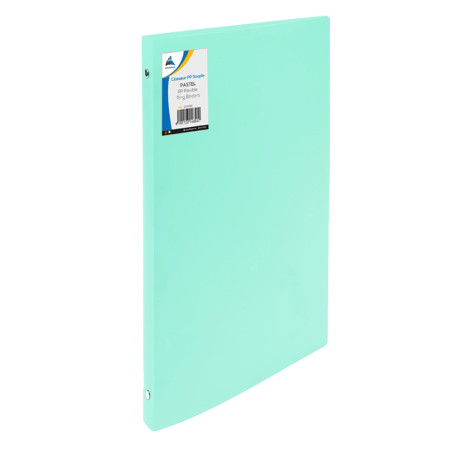 Classeur en PP Souple à 4 anneaux PASTEL OFFICE PLAST