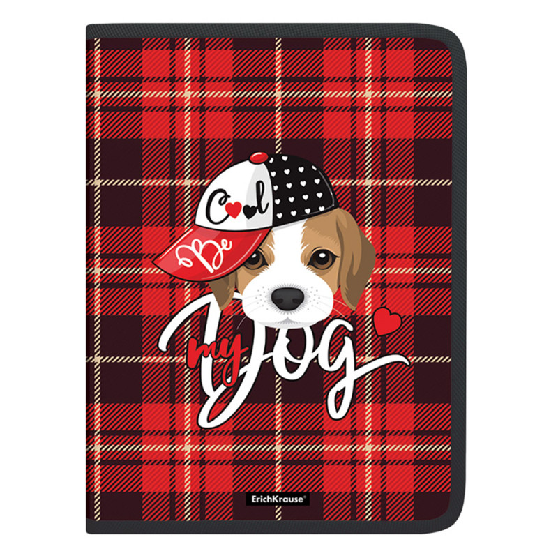 Chemise Zippée Pour Cahier Cute Dog, A4 - ErichKrause