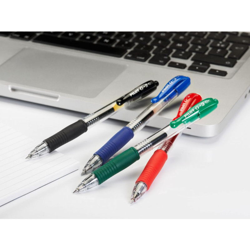 Stylo Roller Gel PILOT G2 - Pointe Moyenne 0.7