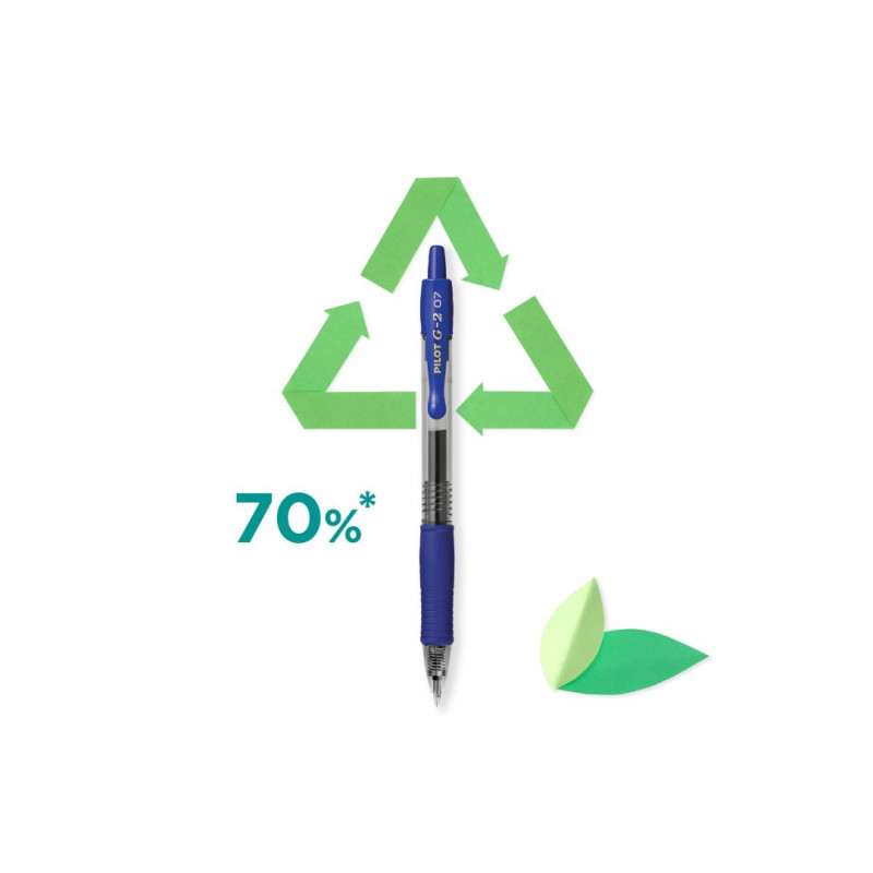 Stylo Roller Gel PILOT G2 - Pointe Moyenne 0.7