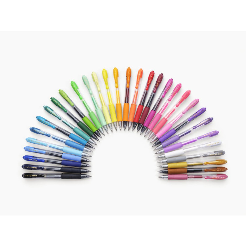 Stylo Roller Gel PILOT G2 - Pointe Moyenne 0.7