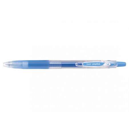Stylo Roller Gel PILOT Pop'Lol - Pointe Moyenne - Bleu Clair
