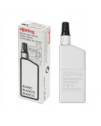 ENCRE CHINE ROTRING BLANC