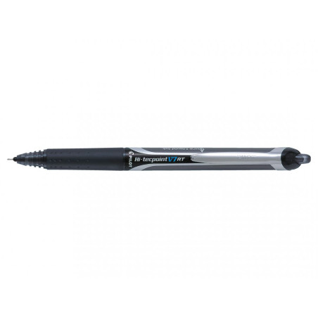 Stylo Roller PILOT Hi-Tecpoint RT V7 - Pointe Moyenne - Noir