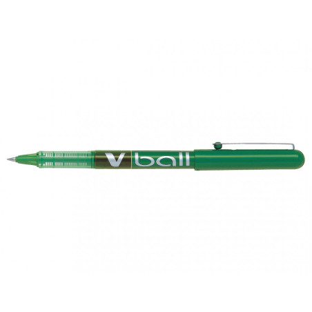 Stylo Roller PILOT V-Ball 05 - Pointe Fine - Vert
