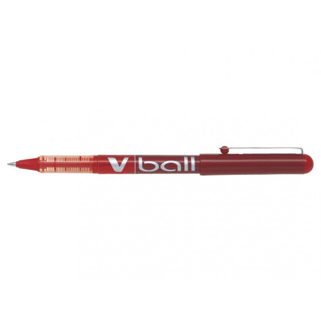 Stylo Roller PILOT V-Ball 05 - Pointe Fine - Rouge