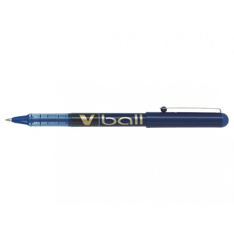 Stylo Roller PILOT V-Ball 07 - Pointe Moyenne - Bleu