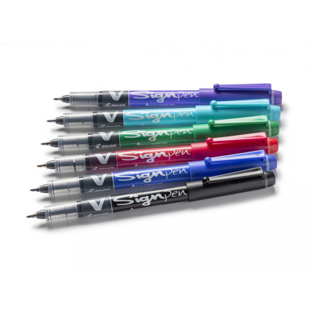 Stylo Feutre PILOT V-SignPen - Pointe Moyenne