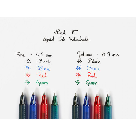 Stylo Roller PILOT V-Ball RT 0.7 - Pointe Moyenne
