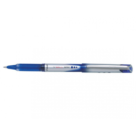 Stylo Roller PILOT V-Ball Grip 0.7 - Pointe Moyenne - Bleu