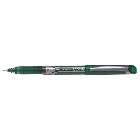 Stylo Roller PILOT Hi-Tecpoint V7 Grip - Pointe Moyenne - Vert