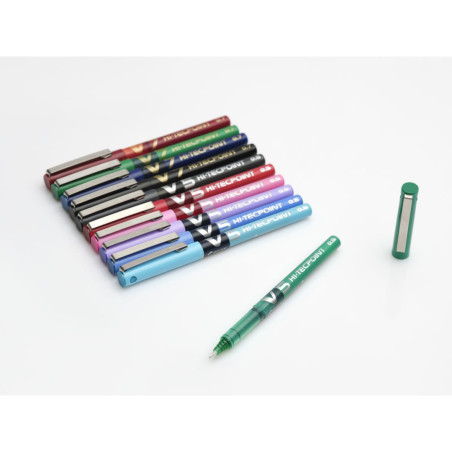Stylo Roller PILOT V5 Hi-Tecpoint 0.5 - Pointe Fine
