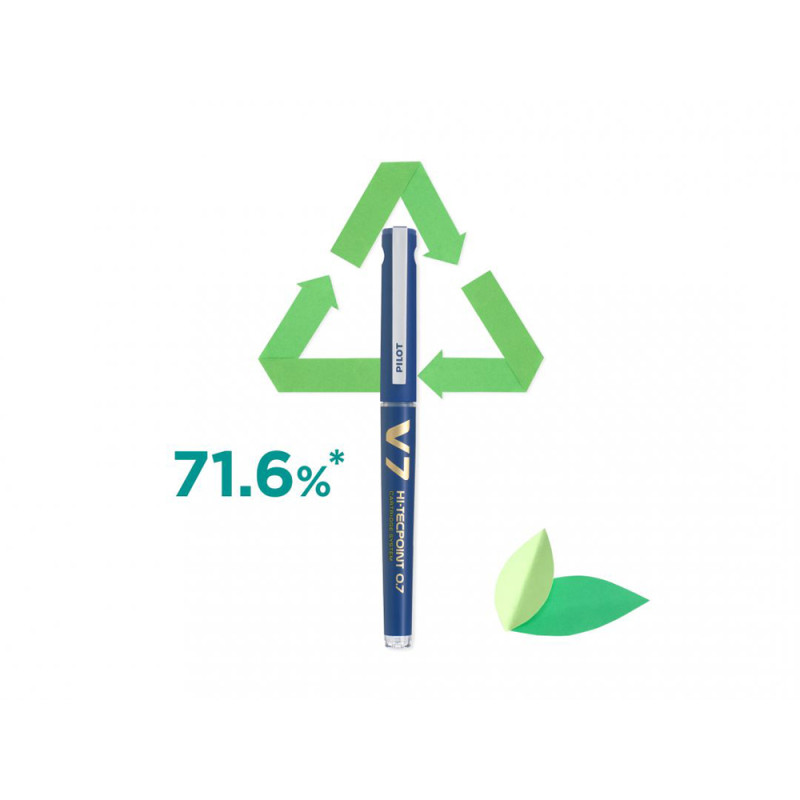 Stylo Roller PILOT V7 Hi-Tecpoint 0.7 - Pointe Moyenne