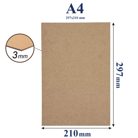 Planche à Dessin En Bois MDF A4
