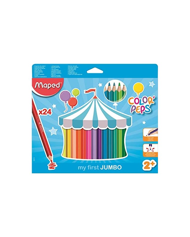 CRAYONS COUL MAPED 24/18 MAXI 834013