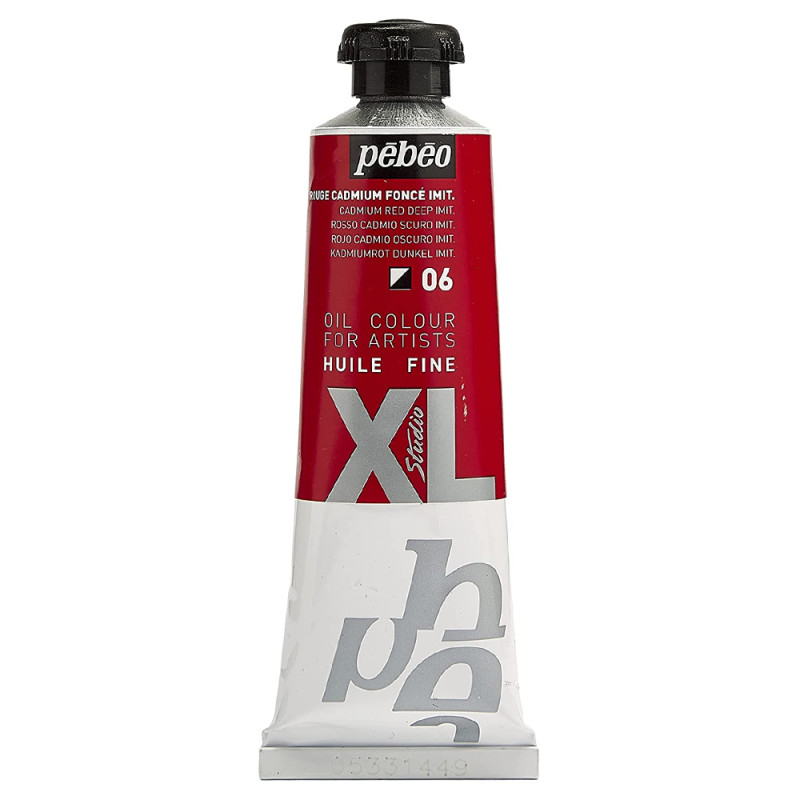 Huile Fine Xl 37 ml Rouge Cadmium Foncé Imitation PEBEO