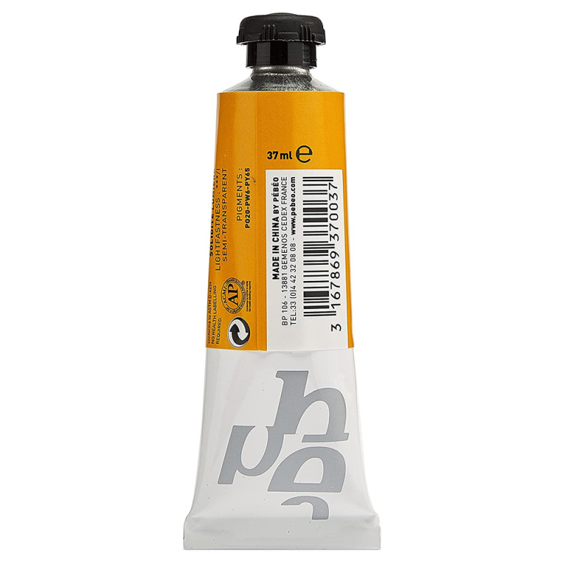 Huile Fine Xl 37 ml Jaune Cadmium Foncé Imitation PEBEO